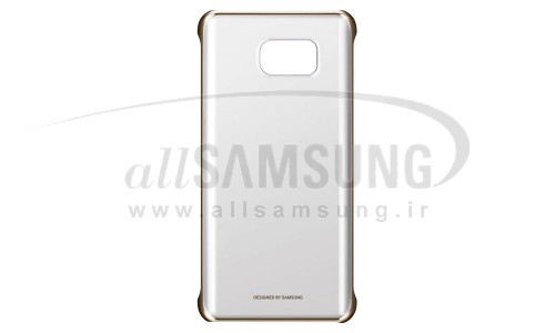 گلکسی نوت 5 سامسونگ کلیر کاور طلایی Samsung Galaxy Note5 Clear Cover Gold