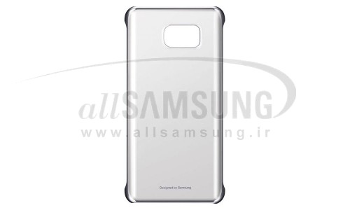 گلکسی نوت 5 سامسونگ کلیر کاور نقره ای Samsung Galaxy Note5 Clear Cover Silver