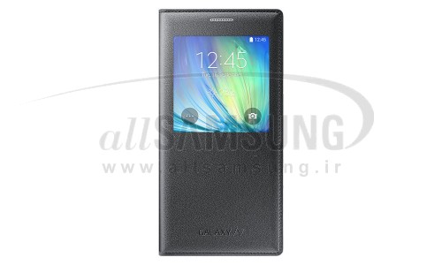 گلکسی ای 7 سامسونگ اس ویو کاور خاکستری Samsung Galaxy A7 S View Cover Gray