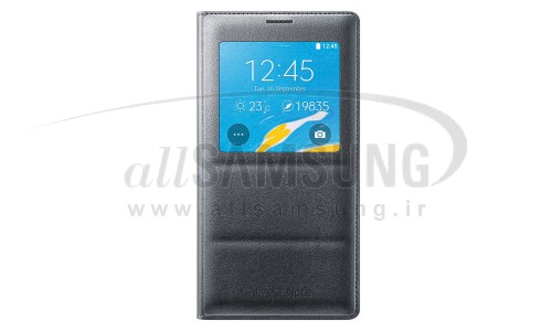 گلکسی نوت 4 سامسونگ اس ویو کاور مشکی Samsung Galaxy Note4 S View Cover Black