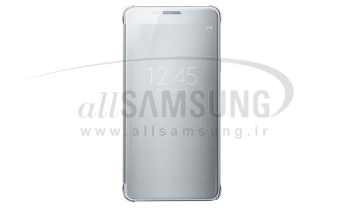 گلکسی نوت 5 سامسونگ کلیر ویو کاور نقره ای Samsung Galaxy Note5 Clear View Cover Silver
