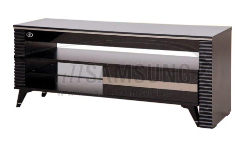 میز تلویزیون سامسونگ مدل R204 مشکی نقره ای Tv Stand R204 Black Silver Gloss