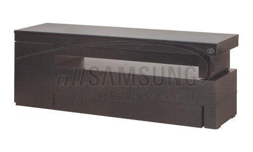 میز تلویزیون سامسونگ مدل R39 مشکی های گلاس Tv Stand R39 Black High Gloss