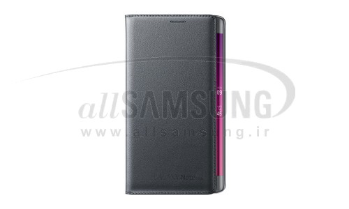 گلکسی نوت اج سامسونگ ولت کاور مشکی Samsung Galaxy Note Edge Wallet Cover Black
