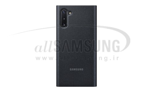 گلکسی نوت 10 سامسونگ کلیر ویو کاور مشکی Samsung Galaxy Note10 Clear View Cover Black