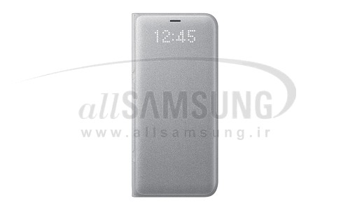 گلکسی اس 8 سامسونگ ال ای دی ویو کاور نقره ای Samsung Galaxy S8 LED View Cover Silver EF-NG950PS