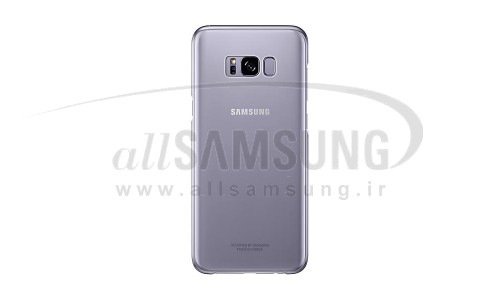 گلکسی اس 8 پلاس سامسونگ کلیر کاور بنفش Samsung Galaxy S8+ Clear Cover Violet EF-QG955CV