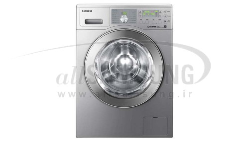 ماشین لباسشویی سامسونگ 8 کیلویی بدون تسمه نقره ای Samsung Washing Machine 8kg Q1455 Silver