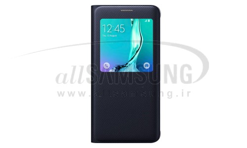 گلکسی اس 6 اج پلاس سامسونگ اس ویو کاور مشکی Samsung Galaxy S6 edge+ Plus S View Cover Black