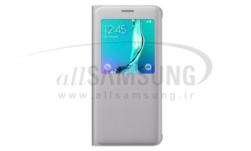 گلکسی اس 6 اج پلاس سامسونگ اس ویو کاور نقره ای Samsung Galaxy S6 edge+ Plus S View Cover Silver