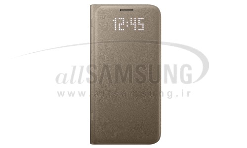گلکسی اس 7 سامسونگ ال ای دی ویو کاور طلایی Samsung Galaxy S7 LED View Cover Gold