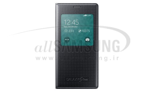 گلکسی اس 5 مینی سامسونگ اس ویو کاور مشکی Samsung Galaxy S5 Mini S View Cover Black