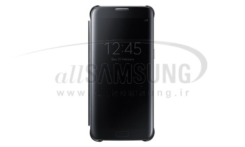 گلکسی اس 7 اج سامسونگ کلیر ویو کاور مشکی Samsung Galaxy S7 edge Clear View Cover Black