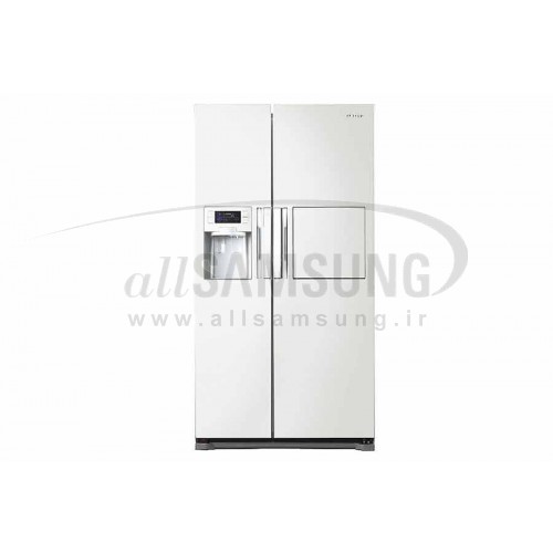 یخچال فریزر ساید بای ساید سامسونگ 25 فوت اچ ام 24 سفید چرمی Samsung Side By Side HM24 White