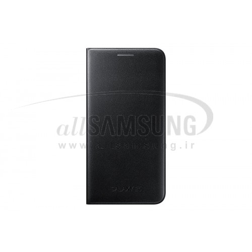 گلکسی ایی 5 سامسونگ فلیپ ولت مشکی Samsung Galaxy E5 Flip Wallet Black