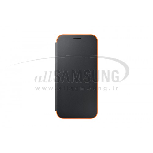 گوشی سامسونگ گلکسی ای 7 2017 نئون فلیپ کاور مشکی Samsung Galaxy A7 2017 Neon Flip Cover FA720P Black