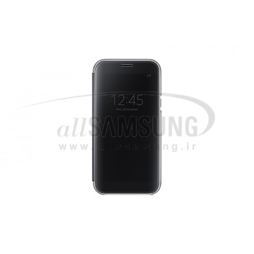 گوشی سامسونگ گلکسی ای 7 2017 کلیر ویو کاور مشکی Samsung Galaxy A7 2017 Clear View Cover Black EF-ZA720