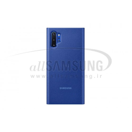 گلکسی نوت 10 پلاس سامسونگ کلیر ویو کاور آبی Samsung Galaxy Note10+ Clear View Cover Blue EF-ZN975CL