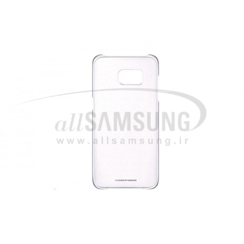 گلکسی اس 7 اج سامسونگ کلیر کاور نقره ای Samsung Galaxy S7 edge Clear Cover Silver