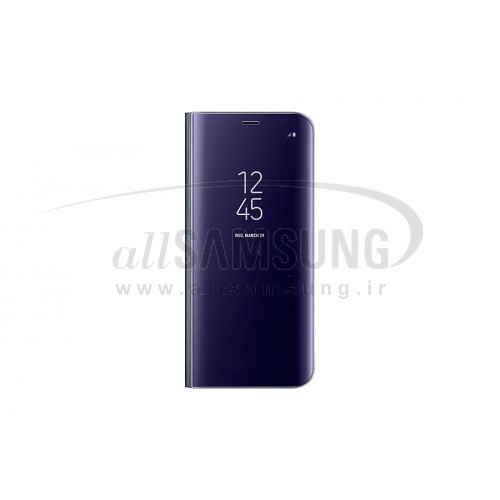 گلکسی اس 8 پلاس سامسونگ کلیر ویو استندینگ کاور بنفش Samsung Galaxy S8+ Clear View Standing Cover Violet