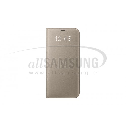 گلکسی اس 8 پلاس سامسونگ ال ای دی ویو کاور طلایی Samsung Galaxy S8+ LED View Cover Gold EF-NG955PF