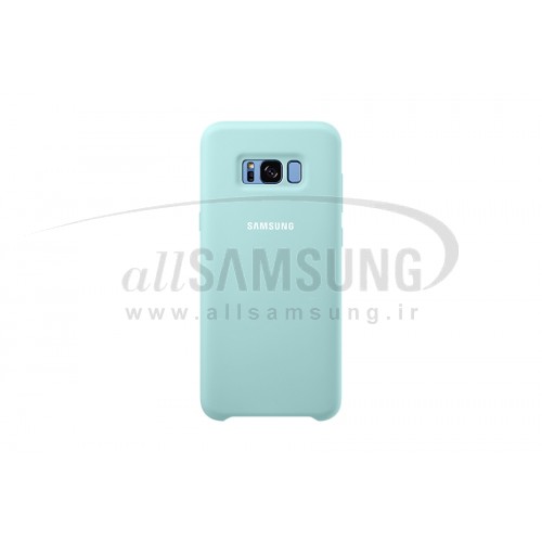 گلکسی اس 8 سامسونگ سیلیکون کاور آبی Samsung Galaxy S8 Silicone Cover Blue