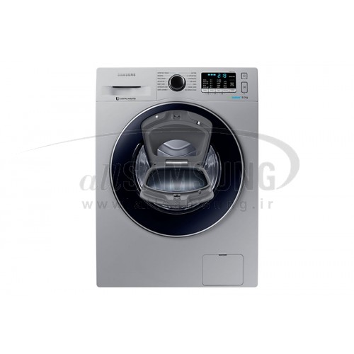 ماشین لباسشویی سامسونگ 8 کیلویی تسمه ای نقره ای Samsung Washing Machine AddWash 8kg Q1468 Silver