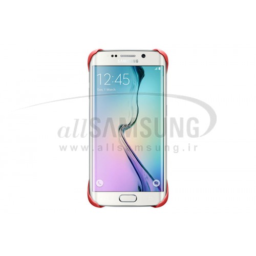 گلکسی اس 6 اج سامسونگ پروتکتیو کاور صورتی Samsung Galaxy S6 Edge Protective Cover Pink