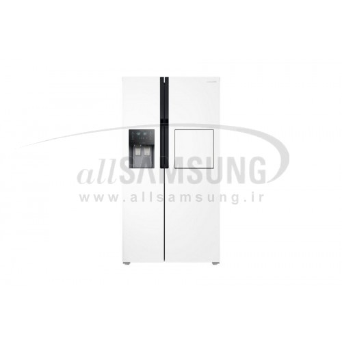 یخچال فریزر ساید بای ساید سامسونگ 25 فوت RS25 سفید Samsung Side By Side RS25 with Home Bar White