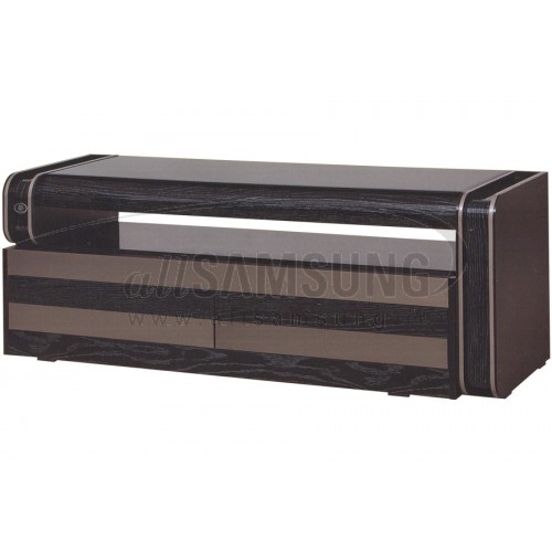 میز تلویزیون سامسونگ مدل R408 مشکی لیزری/ نقره ای Tv Stand R408 Laser Black/ Silver