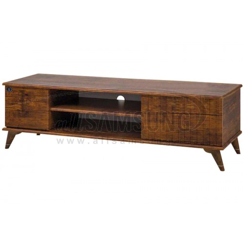 میز تلویزیون سامسونگ مدل R734 آنتیک کاج Tv Stand R734 Antique Kaj
