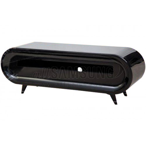 میز منحنی تلویزیون سامسونگ مدل R810 مشکی های گلاس Tv Stand R810 Black High Gloss Curve