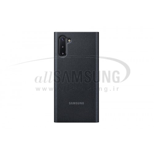 گلکسی نوت 10 سامسونگ کلیر ویو کاور مشکی Samsung Galaxy Note10 Clear View Cover Black