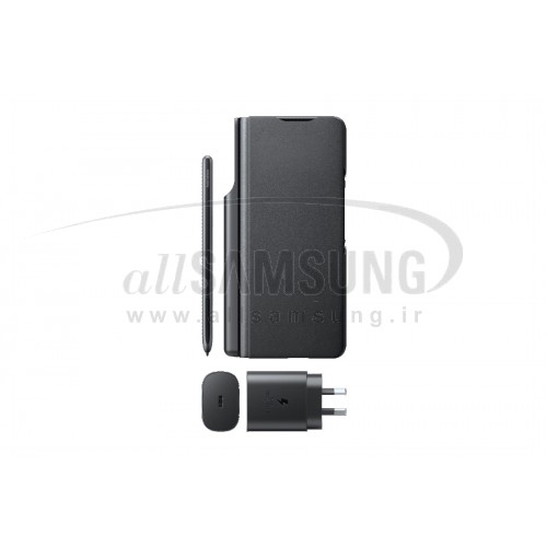 فیلیپ کاور گلکسی زد فولد 3 سامسونگ با قلم و آداپتور شارژ Galaxy Z Fold3 note package