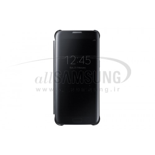 گلکسی اس 7 اج سامسونگ کلیر ویو کاور مشکی Samsung Galaxy S7 edge Clear View Cover Black