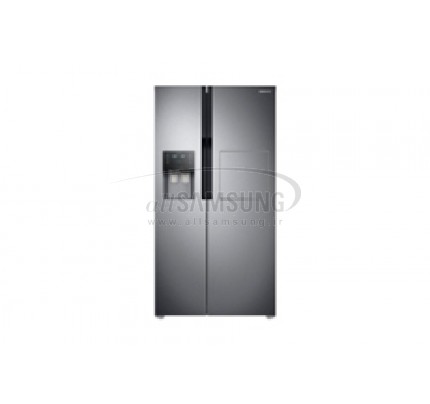 یخچال فریزر ساید بای ساید سامسونگ 25 فوت RS25 استیل Samsung Side By Side RS25 with Home Bar Steel
