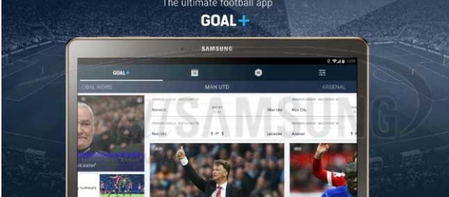 اپلیکیشن Goal+ سامسونگ