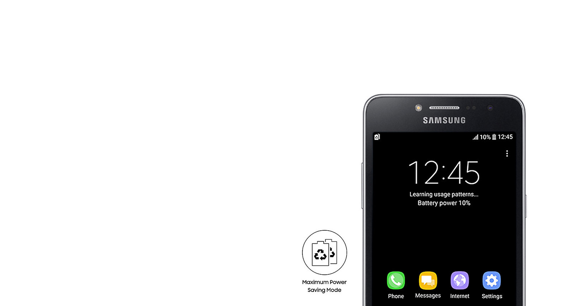 قدرت بهبود یافته باتری گوشی Galaxy Grand Prime Plus