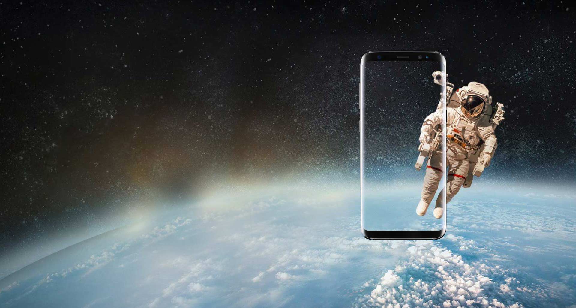 تجربه بی نهایت با صفحه بزرگتر گوشی +S8 سامسونگ