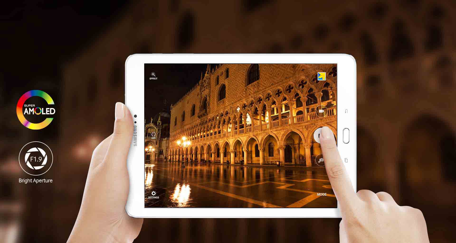 تصاویری با شفافیت و نور بهتر با تبلت T715