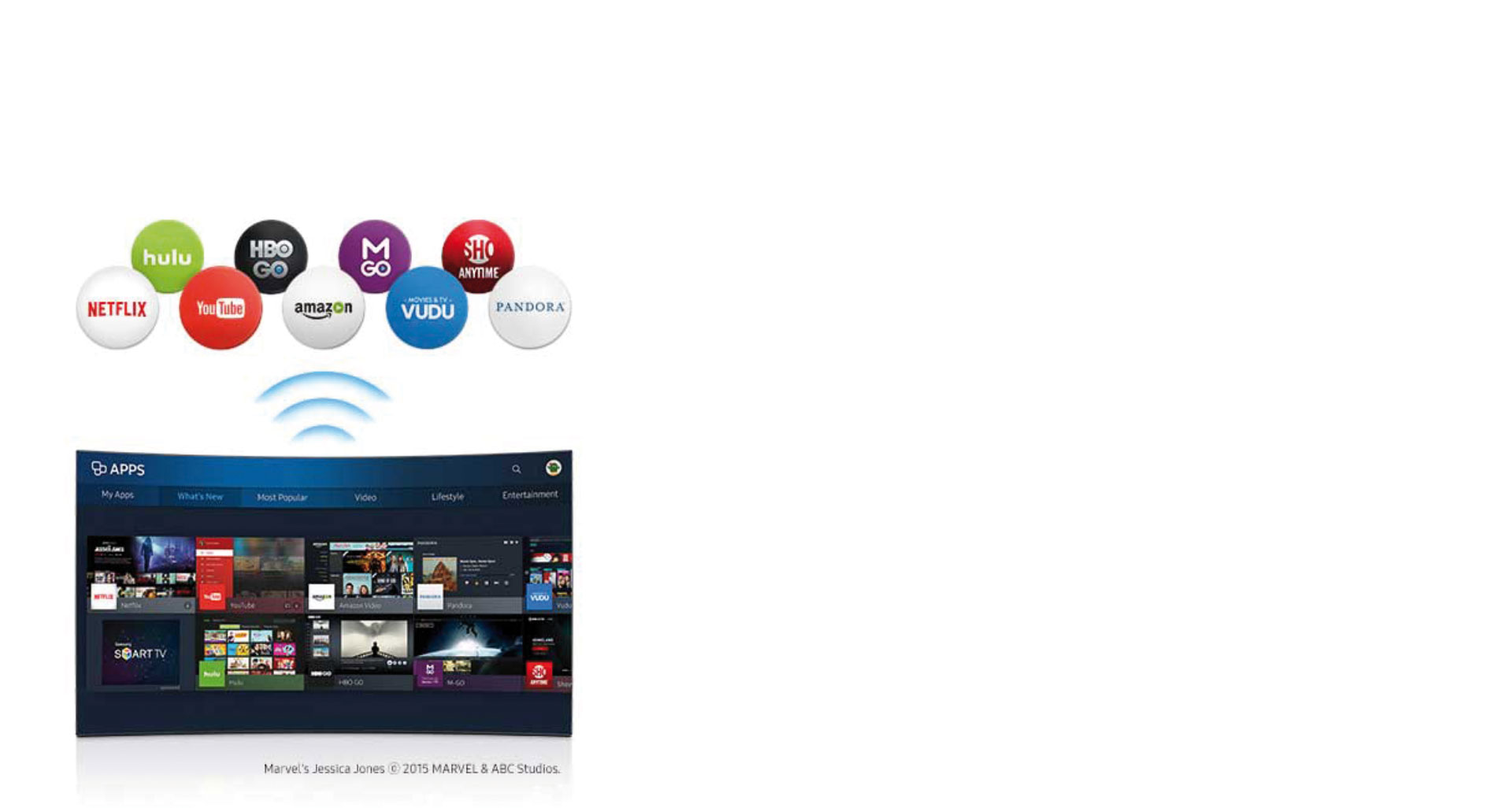 تلویزیون 65KU7975 با قابلیت اتصال به اینترنت