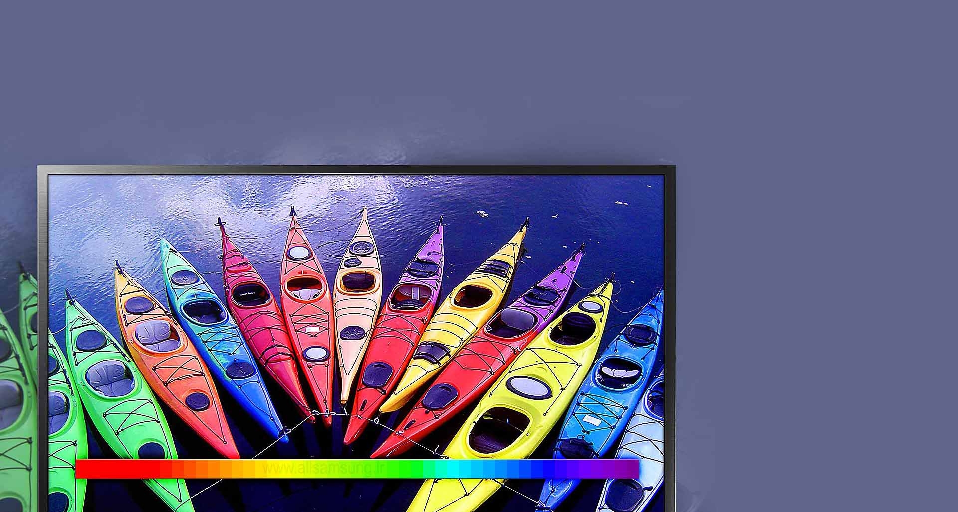 تلویزیون N5550 با قابلیت بهبود دهنده رنگ گسترده