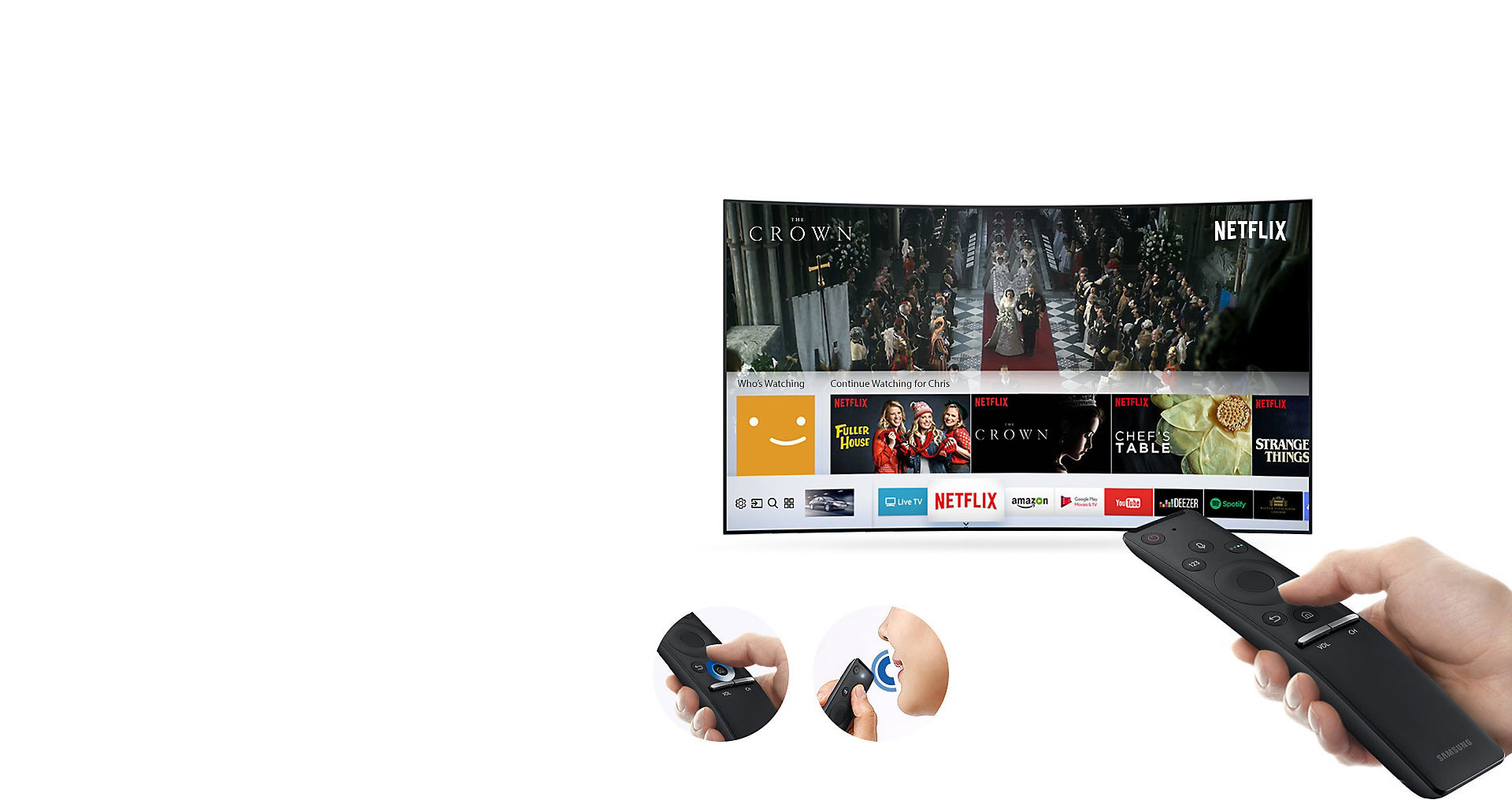 تلویزیون منحنی Premium UHD سامسونگ