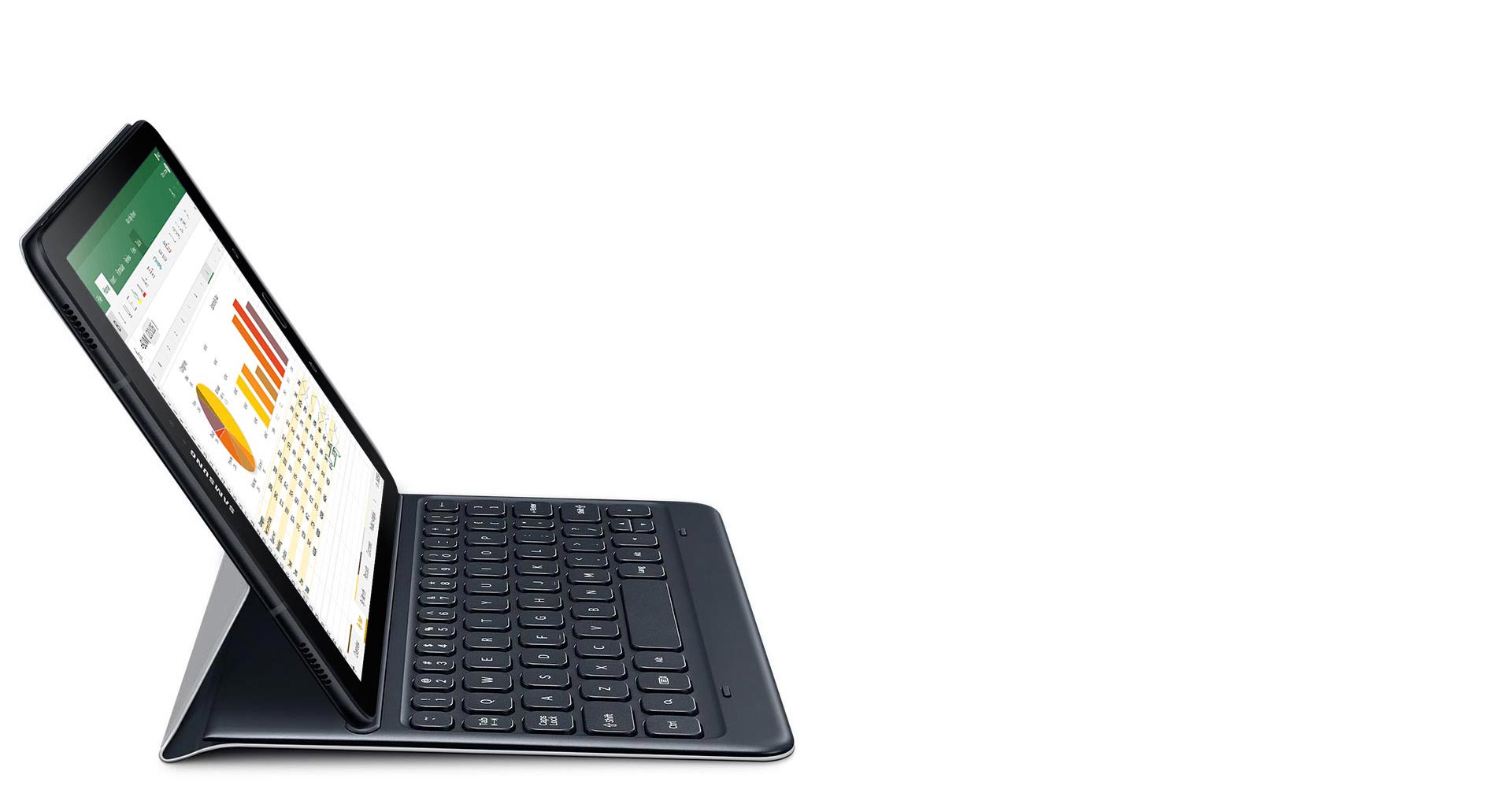 تایپ راحت تر با Galaxy Tab S3