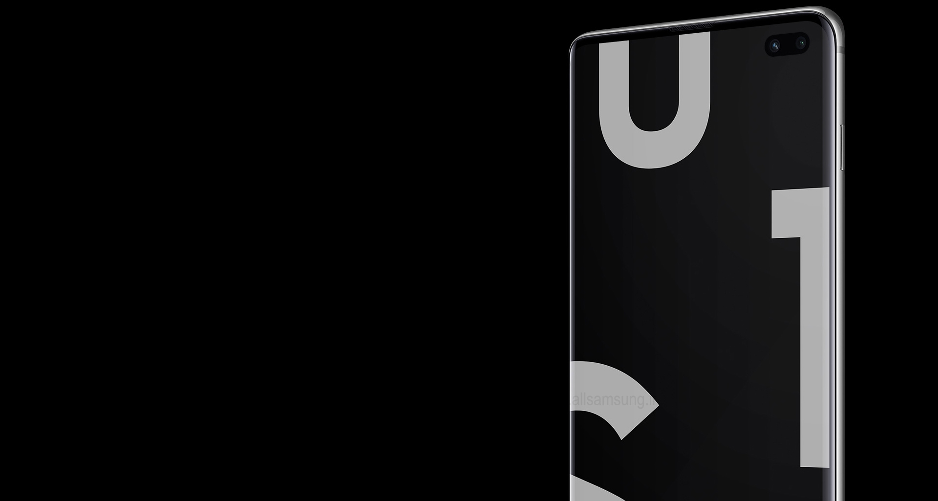 تصویر ممتد و یکپارچه در نمایشگر هوشمند Infinity-O گلکسی S10+